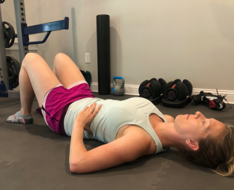 Returning to proper diaphragmatic breathing is important prior to postpartum return to exercise. 