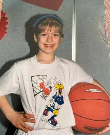 Christina's experience in basketball as a child helped lead her to a career in sports rehab.